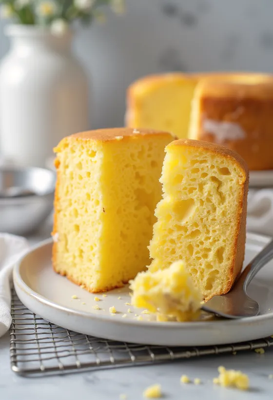 Hjemmelaget sukkerbrød skåret i skiver, med gyllenbrun overflate