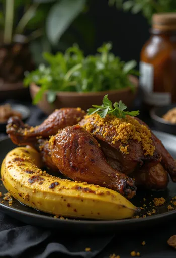 Betutu and servert med ris og dampede grønnsaker