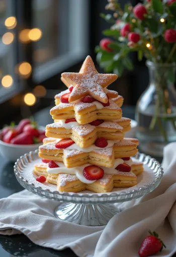 Pandoro med jordbærkrem og mascarpone