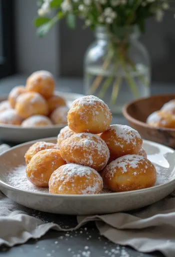 Smoutebollen belgisk smultring servert