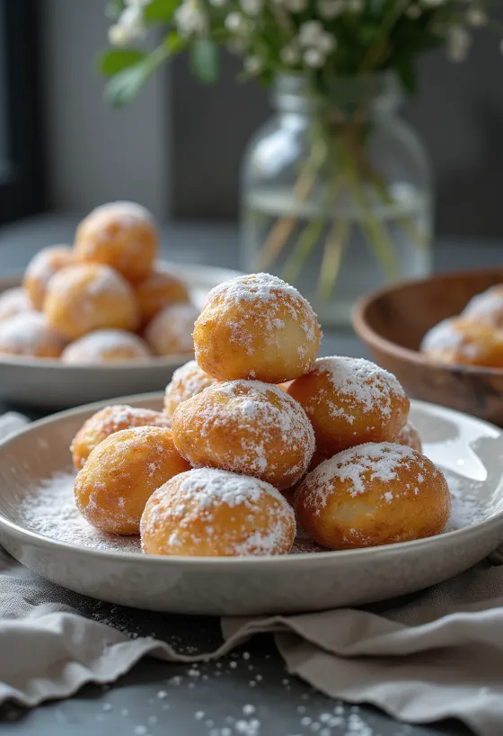 Smoutebollen belgisk smultring servert