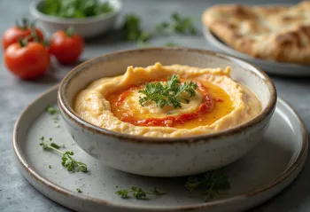 Tirokafteri med persille, frisk yoghurt og fetaost