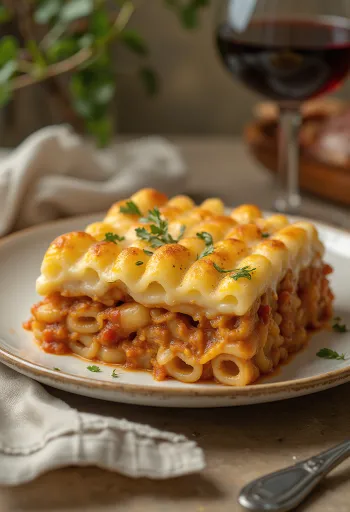 Pastitsio servert