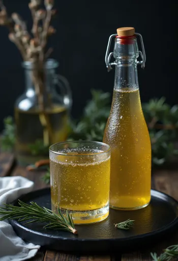 Skandinavisk granskuddcider servert i glass