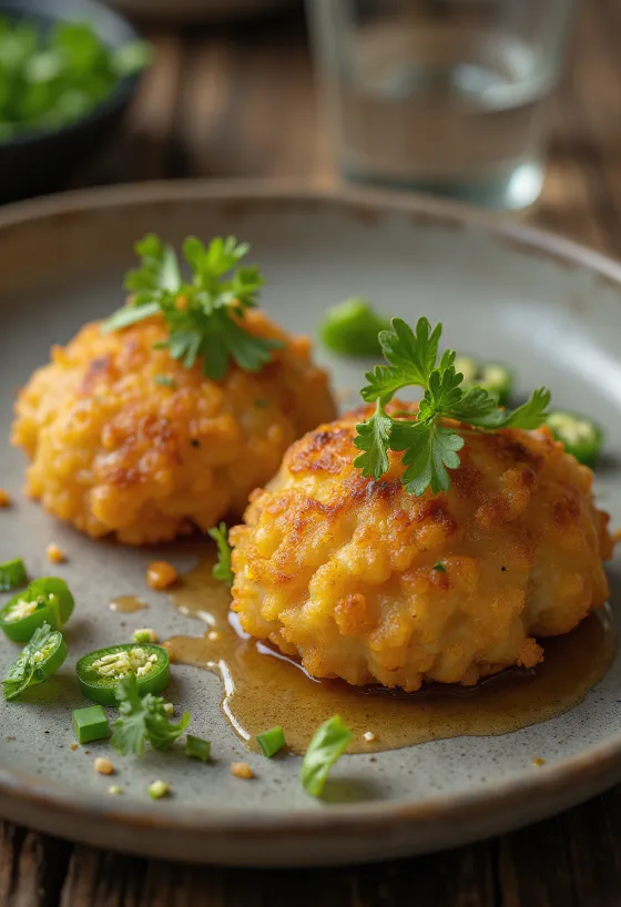 Nylaget Aama vada, sprø og krydrede linseboller