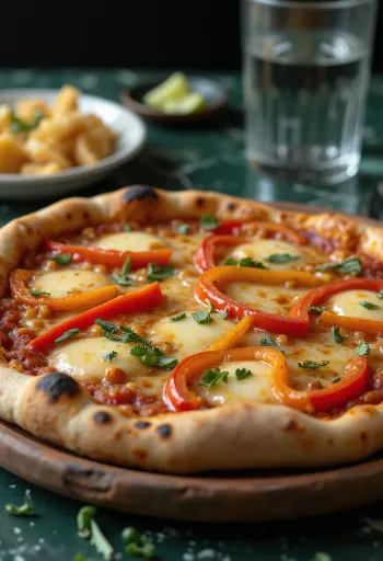 Pizza Chilena servert