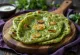 Roti med spinat, servert med fersk spinat og sprø roti