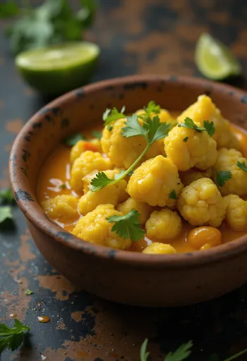 Blomkålkarri med lime