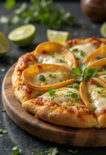 Pizza Costarricense servert
