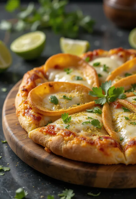 Pizza Costarricense servert