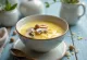 Chawanmushi servert med ginkgonøtter, dampet eggerett