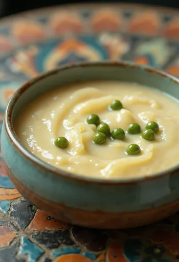 Grønn peppersaus med hvitvin servert