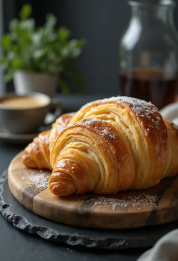Nystekt kjempecroissant