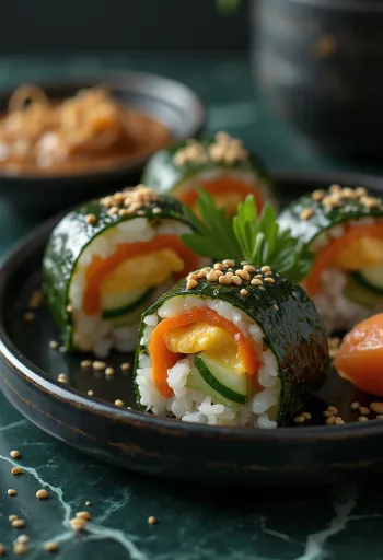 Mayak Gimbap servert fersk