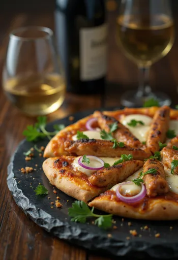 Pizza Ethiopian Style servert
